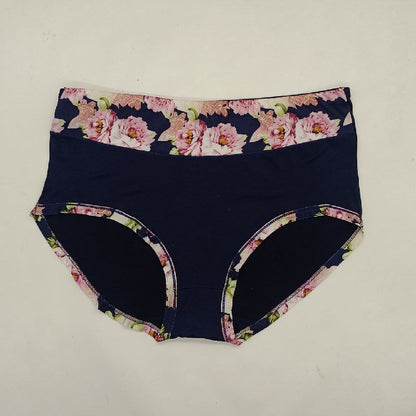 Large size high waisted cotton panites
