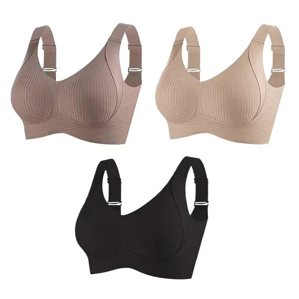 🔥Women's Ribbed Adjustable Wireless Bra