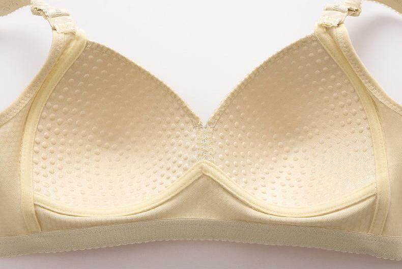 2023 WOMEN BACK BUCKLE COTTON BRAS WIRE FREE PLUS SIZE SHOULDER STRAPS BRASIERES COMFORT