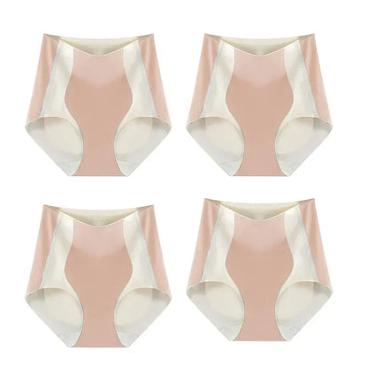 COLOR BLOCK TRACELESS HIP LIFTING SHAPING PANTIES