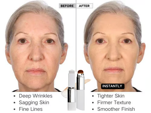 💥 Black Friday haul – 50% OFF💥⏰Cream Stick V White Korean Color-Changing Foundation Stick with Volufiline