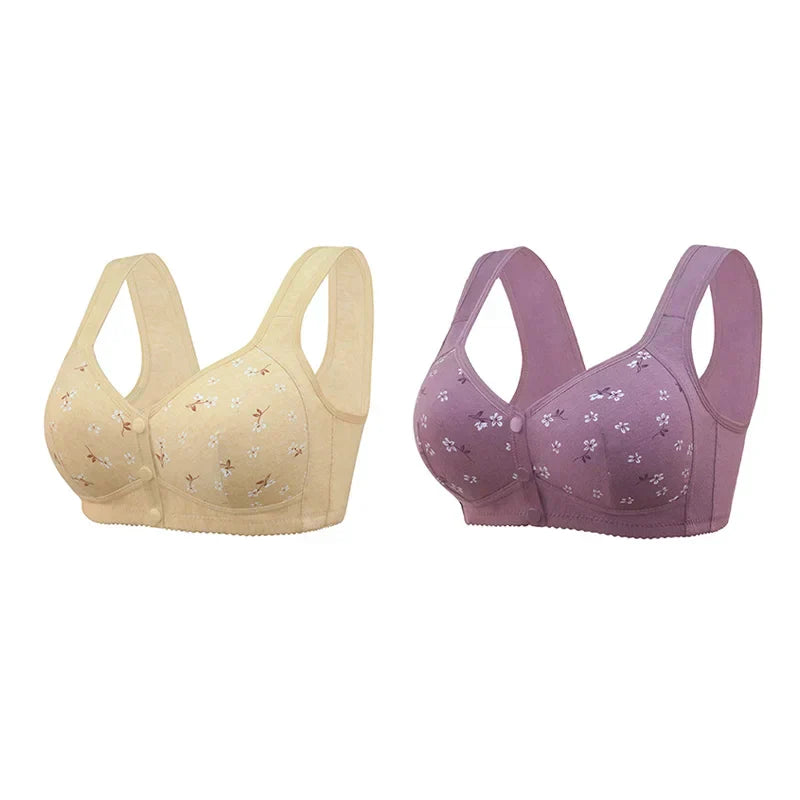COMFORTABLE  CONVENIENT FRONT BUTTON BRA