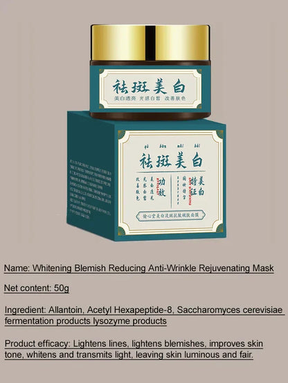 Whitening Blemish Reducing Anti-wrinkle Rejuvenating Mask