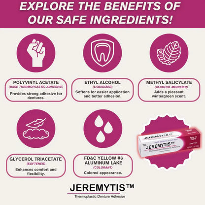 🛡️[Official Brand Store] JEREMYTIS™ Thermoplastic Denture Adhesive (🔥BUY 2 GET 1 FREE🔥)