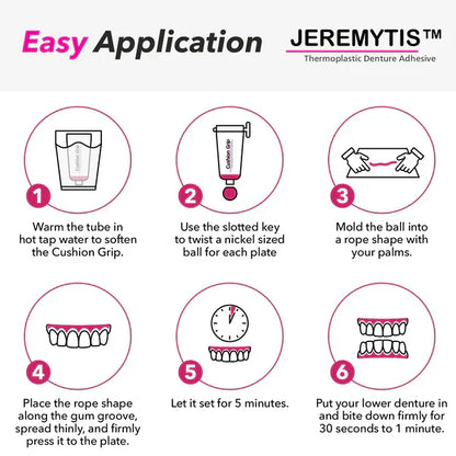 🛡️[Official Brand Store] JEREMYTIS™ Thermoplastic Denture Adhesive (🔥BUY 2 GET 1 FREE🔥)