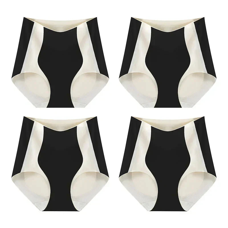 COLOR BLOCK TRACELESS HIP LIFTING SHAPING PANTIES
