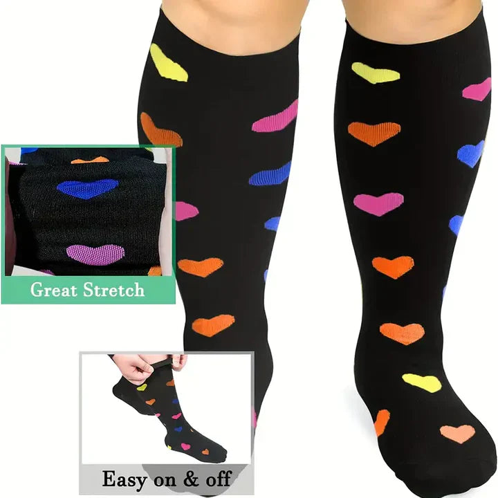 2023 Printed Compression Socks For Men Women