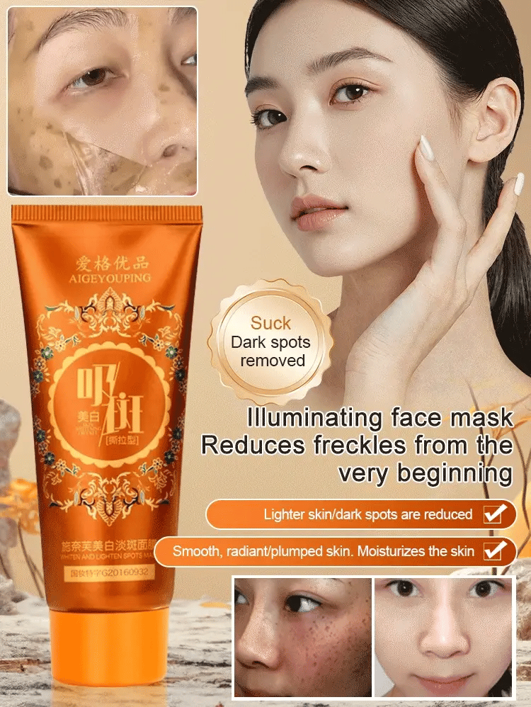 Brightening and Whitening Spot-Removing Face Mask