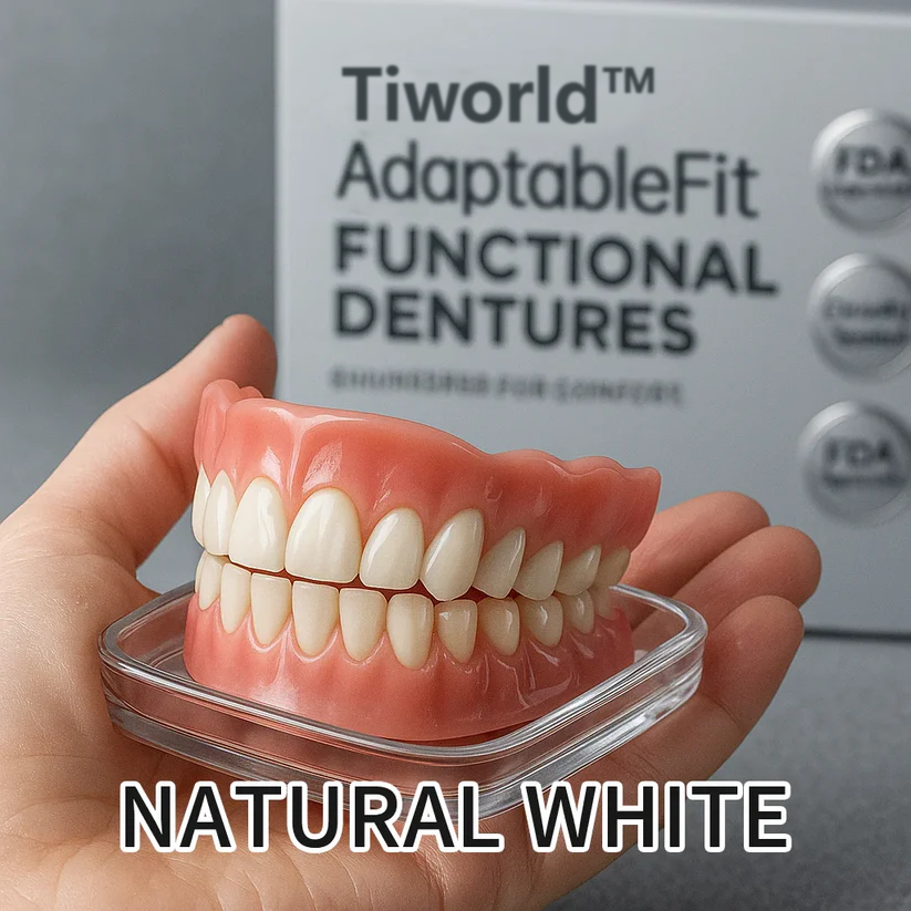 👵Health America Subsidized Product | Tiworld™ AdaptableFit Functional Dentures – Made in the USA & FDA-Certified