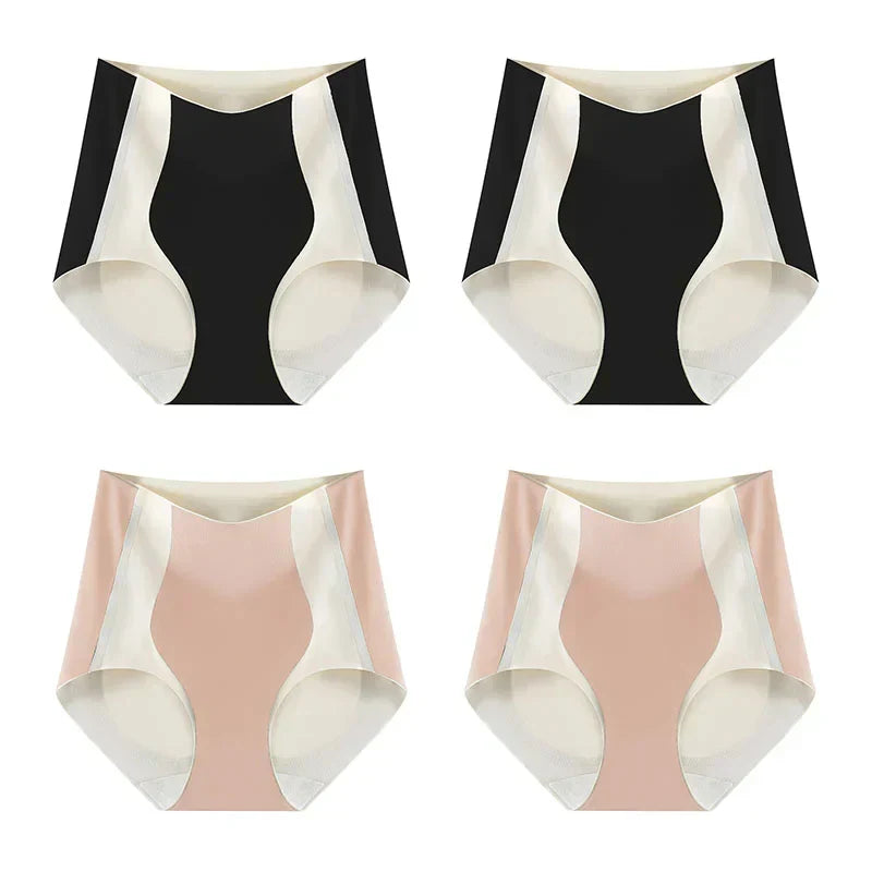 COLOR BLOCK TRACELESS HIP LIFTING SHAPING PANTIES