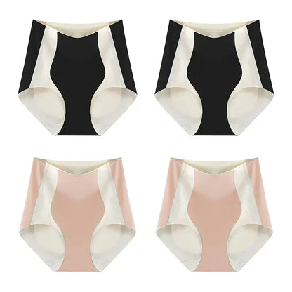 COLOR BLOCK TRACELESS HIP LIFTING SHAPING PANTIES