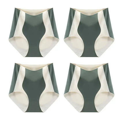 COLOR BLOCK TRACELESS HIP LIFTING SHAPING PANTIES