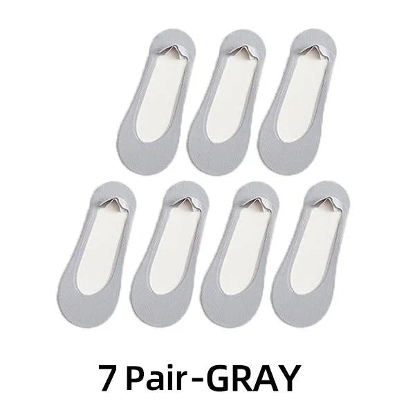 2022 Invisible Non-slip Ice Silk Socks