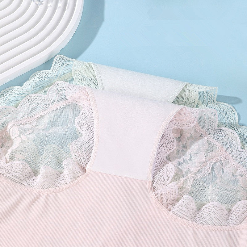 High waist lace panties（Buy 1 get 1 free)