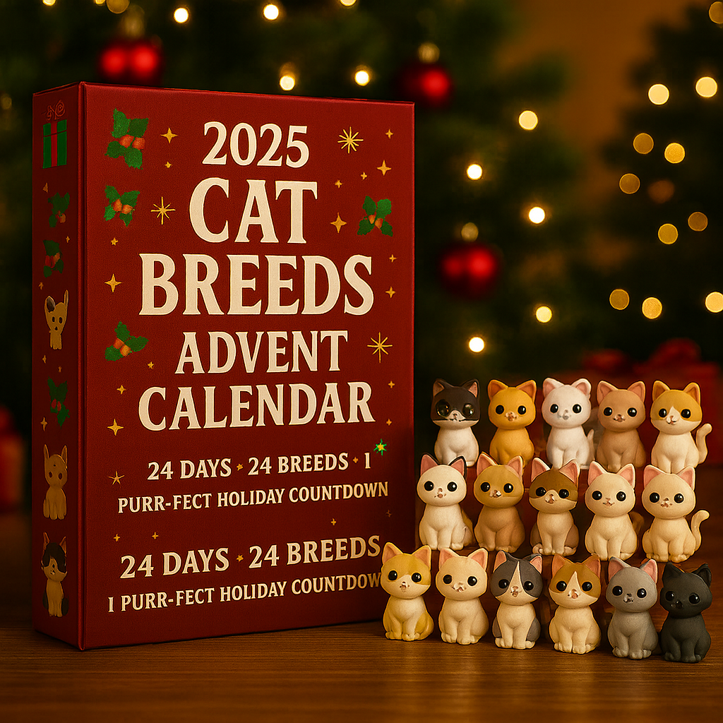 🔥Last Day Offer🔥 2025 Cat Breeds Advent Calendar