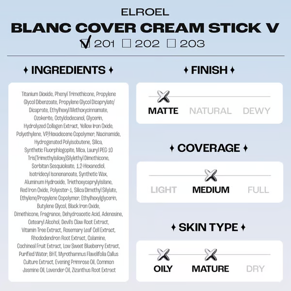 💥 Black Friday haul – 50% OFF💥⏰Cream Stick V White Korean Color-Changing Foundation Stick with Volufiline