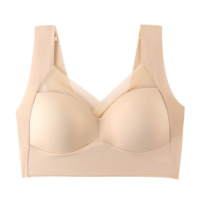 Plus Size Seamless Push Up Wireless Bras