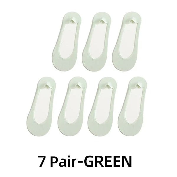2022 Invisible Non-slip Ice Silk Socks