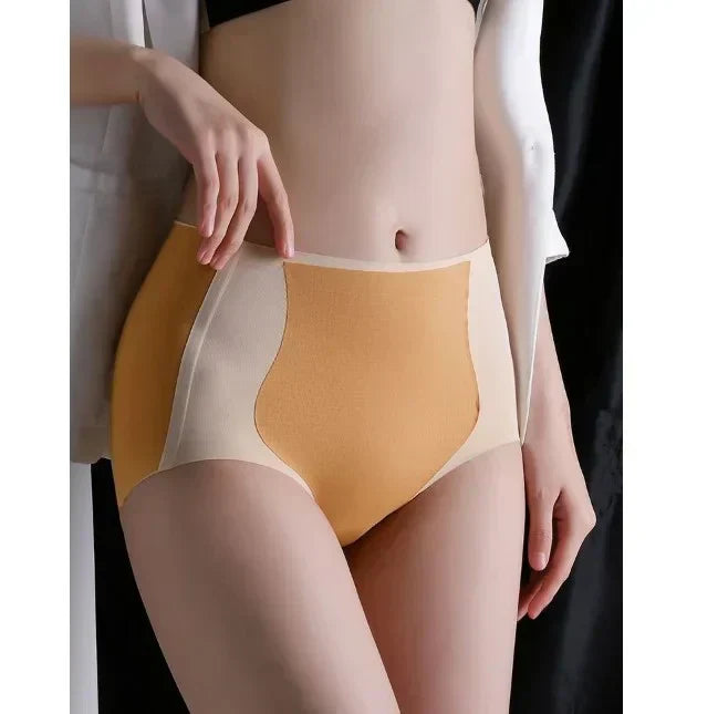 COLOR BLOCK TRACELESS HIP LIFTING SHAPING PANTIES
