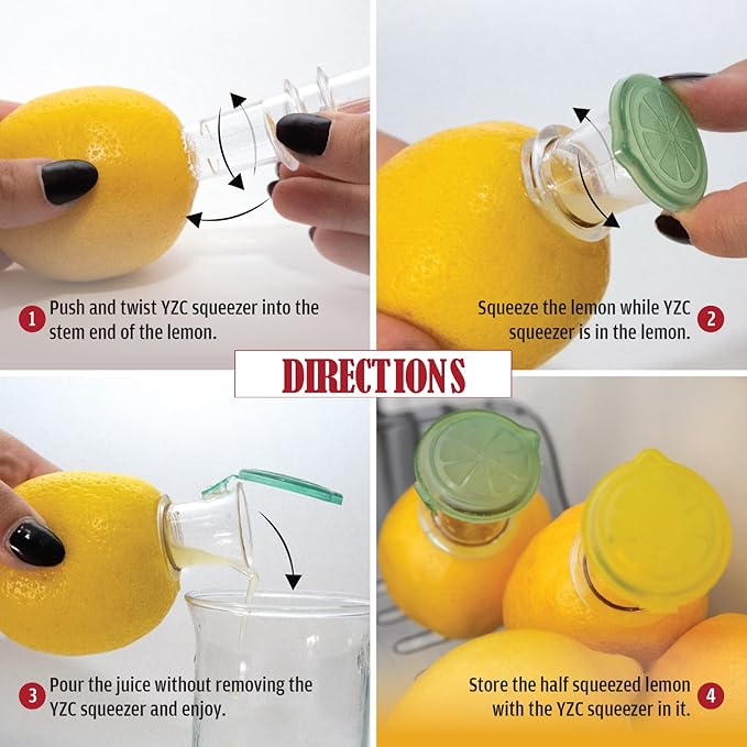 🍋Compact Juice Extractor Citrus Press with Lid