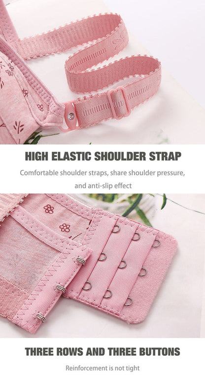 2024 Large size thin underwear anti-sagging bra