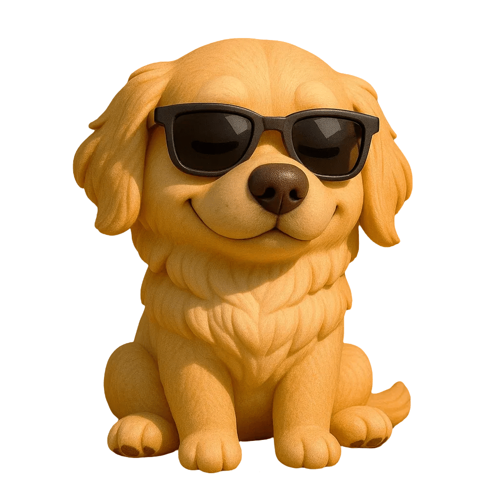 Fun Golden Retriever Advent Calendar 2025