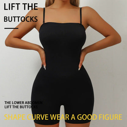 WOMENS SEAMLESS BODY SHAPER WITH REMOVABLE STRAP