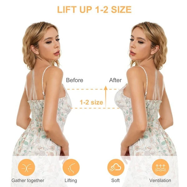 Adhesive Invisible Gathering Bras