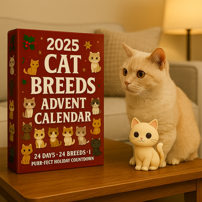 🔥Last Day Offer🔥 2025 Cat Breeds Advent Calendar