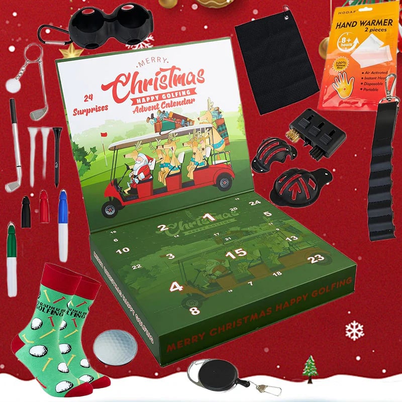 🔥Last Day Sales 50% OFF⛳24 Days of Golfing Joy Advent Calendar