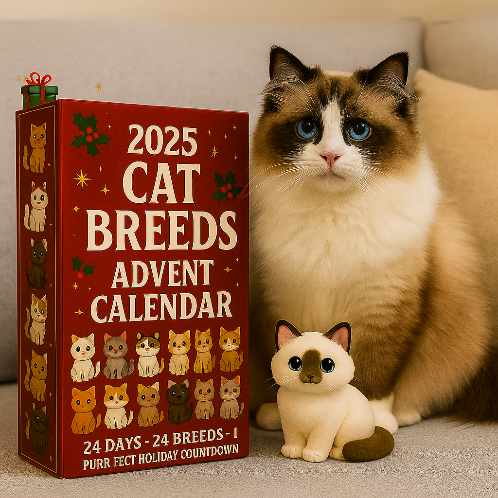 🔥Last Day Offer🔥 2025 Cat Breeds Advent Calendar