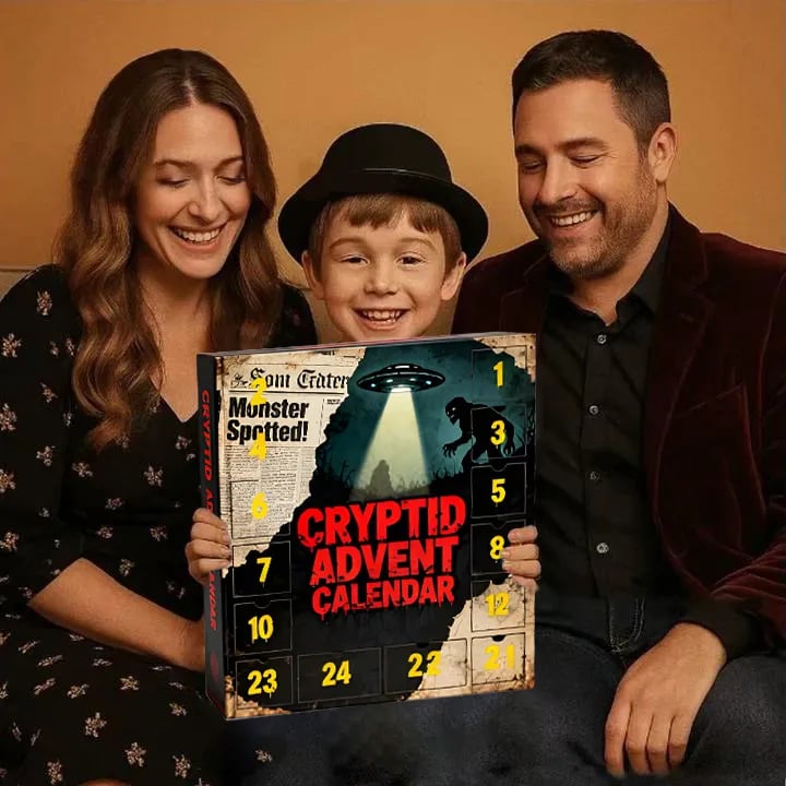 🔥LAST DAY 50% OFF🦍🛸2025 Cryptid Advent Calendar - Unbox the Unknown This Christmas 🎁👽
