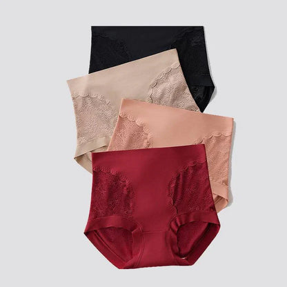 WOMENS COMFORTABLE TRACELESS LACE PANTIES