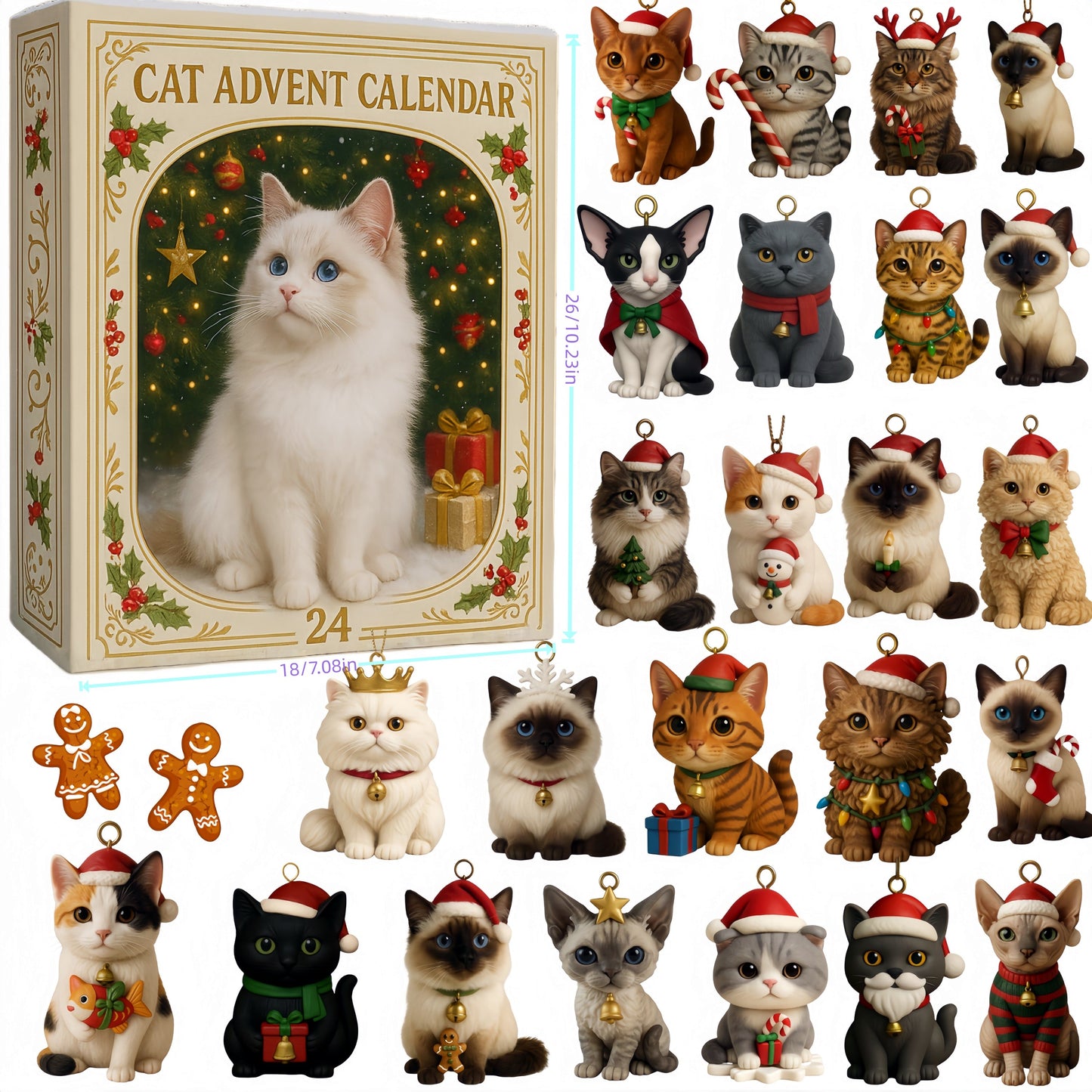 🌲Christmas Gift--Crystal Cats Advent Calendar 2025