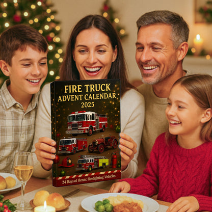 🌲Christmas Gift--Fire Truck Advent Calendar 2025