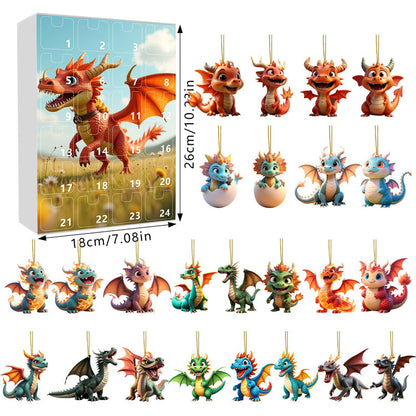 Dragon Advent Calendar 2025 – Countdown to Christmas with 24 Dragon Ornaments 🐉🎄