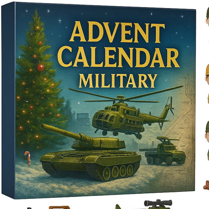 Ultimate Military Toy Set – Christmas Advent Calendar with 24 Army Gear Surprises