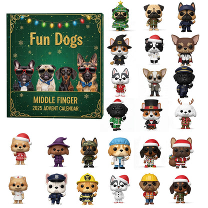 🌲Christmas Gift--2025 Funny French Bulldog Advent Calendar