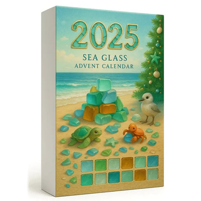 🌊Sea Glass Christmas Tree Advent Calendar | A surprise behind each door😲🎁
