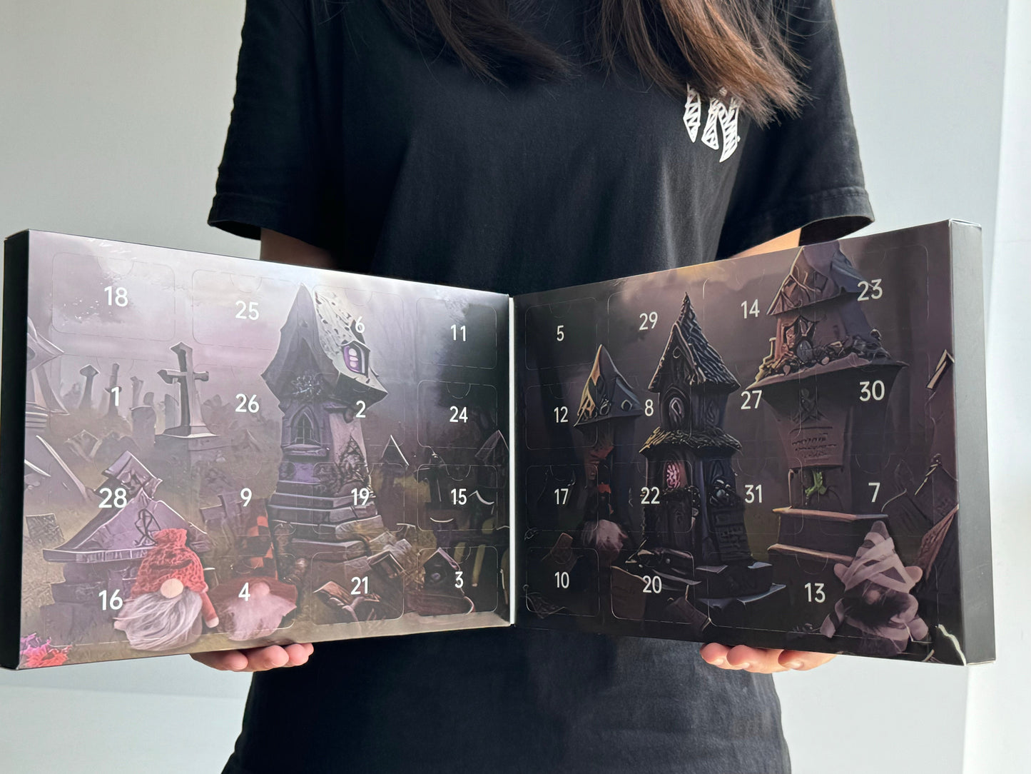 🔥Save 49% on the first week of pre-sale🎃2025 Halloween Countdown Advent Calendar Gnome Blind Box