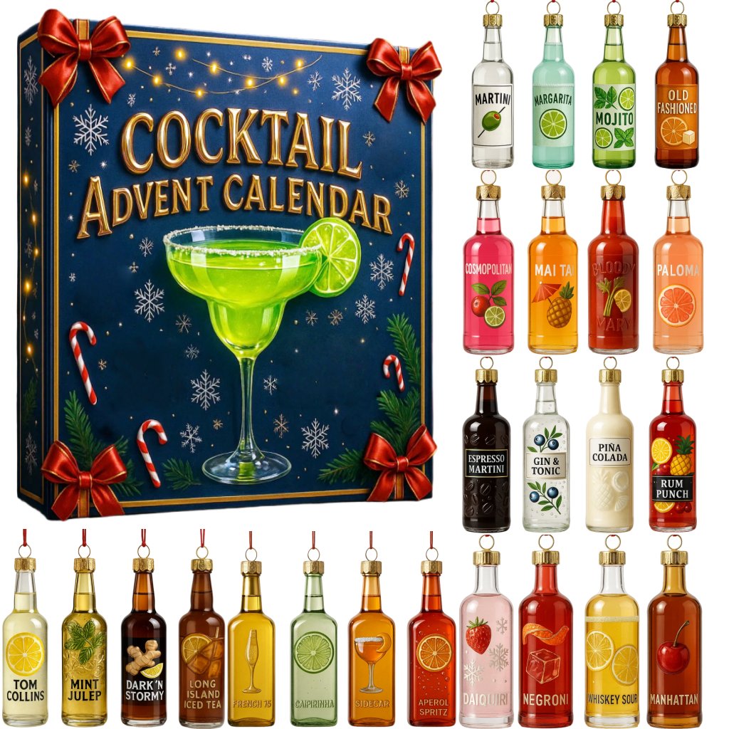 🔥Limited Edition, Only 100 Sets Left! - 🍸2025 Cocktail Advent Calendar