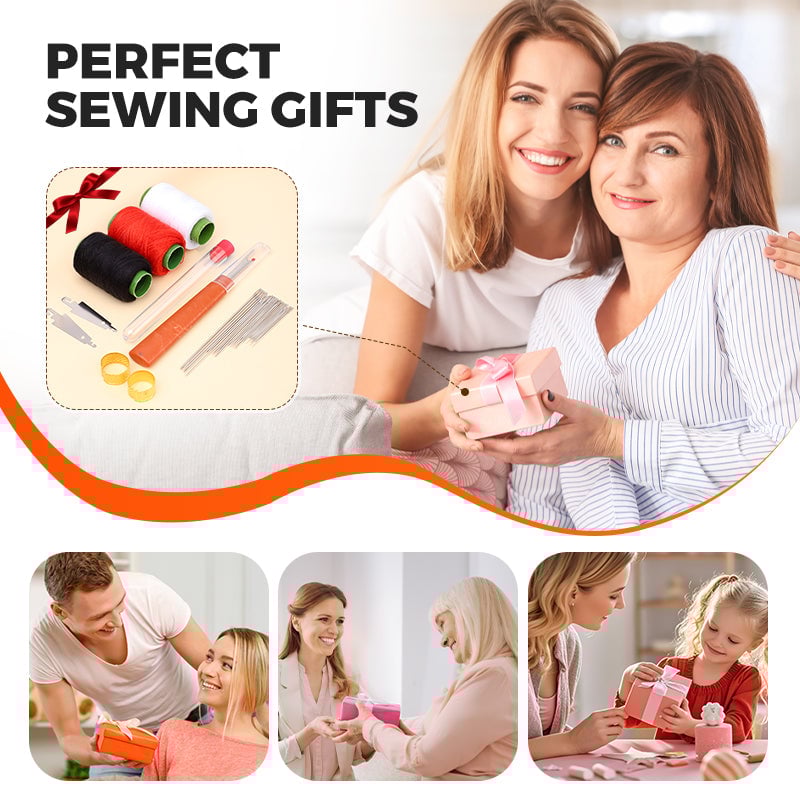 All-in-One 37 Pcs Sewing Kit🧵Fix Anything, Anytime + Portable & Beginner-Friendly! ✨