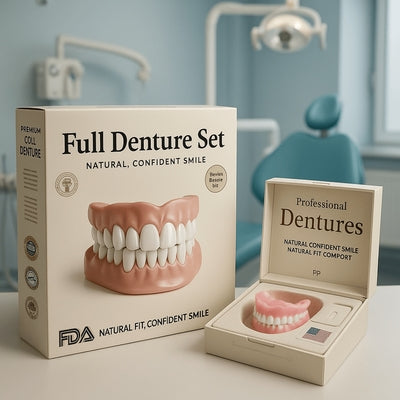 🦷Advanced Customized Full Denture Set🔥10,000+ Sold In Last 30 Day✨