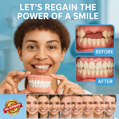 🦷Advanced Customized Full Denture Set🔥10,000+ Sold In Last 30 Day✨